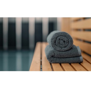 Serviette de sauna de luxe pour le spa, le bien-être et la maison en coton doux et très absorbant conçu pour la relaxation confortable - Product Image 2
