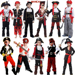 Costumes de pirates pour Halloween, fête costumée, garçons, filles, cosplay, costumes de pirates, costumes de marin, déguisements - Product Image 4