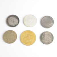 Pièce de Monnaie Personnalisée avec Logo Gravé, Artisanat Métallique Électroplaqué, Pièce Ronde Personnalisée, Conception sur Mesure, Cadeau Embossé