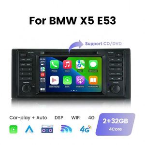 Radio para Auto <span class=keywords><strong>MEKEDE</strong></span> con Android Auto, Reproductor de 7 Pulgadas, Compatible con WiFi, Bluetooth, GPS, Mapas, 4G LTE, Universal para BMW X5 E53 9109 de 7 Pulgadas con CD - Product Image 3