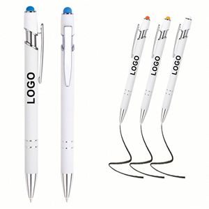 Custom Logo Metal Stylus <b>Pen</b> with Aluminum Barrel, Click Ballpoint <b>Pen</b> for Promotional <b>Gifts</b> and Office Use - Product Image 3