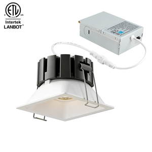 Plafonnier encastré architectural commercial ETL UL étanche IC Rate 5CCT, éclairage encastré à intensité variable (<span class=keywords><strong>Dim</strong></span> to Warm) - Product Image 1