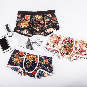 All'ingrosso <span class=keywords><strong>Boxer</strong></span> slip da <span class=keywords><strong>uomo</strong></span> biancheria intima Sexy trasparente <span class=keywords><strong>Boxer</strong></span> da <span class=keywords><strong>uomo</strong></span> Spadex traspirante <span class=keywords><strong>Boxer</strong></span> breve - Product Image 3