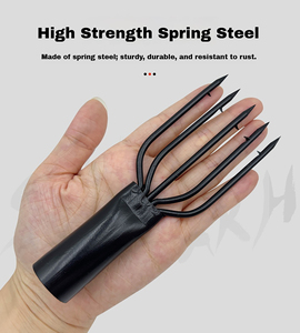 <span class=keywords><strong>Harpon</strong></span> de pêche en acier à ressort à 3, 4 ou 5 dents, tête de lance à ardillon pour la pêche sous glace, vente en <span class=keywords><strong>gros</strong></span> - Product Image 4