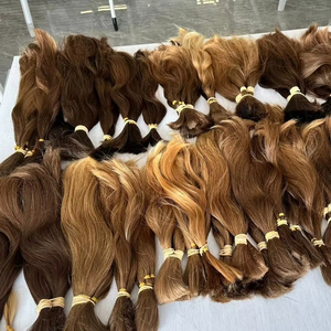 Fournisseur chinois Matériel de cheveux 100 kilos Cheveux européens vierges blonds naturels Cheveux ukrainiens russes en vrac - Product Image 4