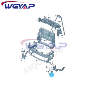 WGYAP OEM 89A805367 soporte de tanque de agua para coche accesorios para automóviles soporte para <span class=keywords><strong>2022</strong></span> <span class=keywords><strong>Audi</strong></span> <span class=keywords><strong>Q4</strong></span> e-tron AQ4E parachoques derecho izquierdo - Product Image 6