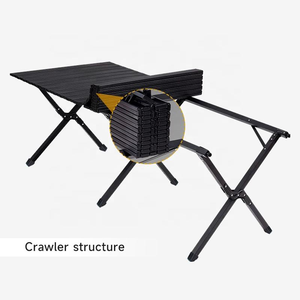 <span class=keywords><strong>Mesa</strong></span> de Comedor Portátil de Hierro para Acampar, Muebles de Exterior Ligeros, Plegables, Impermeables, Apilables, Resistentes a la Intemperie, para 4-6 Personas - Product Image 4
