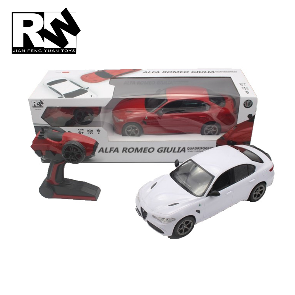 RW 1/14 高速RCカーおもちゃ ラジコンカー アルファロメオ 2.4G対応