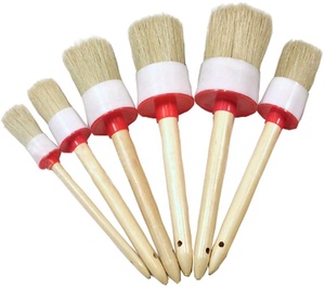 CIC doux cheval cheveux <span class=keywords><strong>Auto</strong></span> détaillant <span class=keywords><strong>brosse</strong></span> pas de rayures voiture soin voiture cuir siège <span class=keywords><strong>brosse</strong></span> de nettoyage - Product Image 6