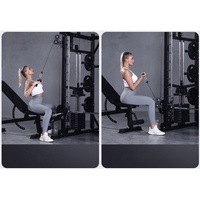 Máquina Smith para Entrenamiento de Fuerza de la Parte Superior del Cuerpo, Equipo de Gimnasio en Casa y Máquina de Levantamiento de Piernas