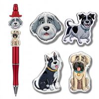 Perles acryliques à thème animaux de compagnie et plage estivale, idéales pour la création de stylos perlés DIY