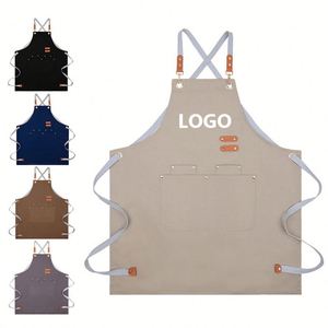 Tablier De Cuisine Salon <b>Aprons</b> Chef Barista Bbq Bar Hairdresser <b>Kitchen</b> <b>Apron</b> for Women Restaurant Server - Product Image 1