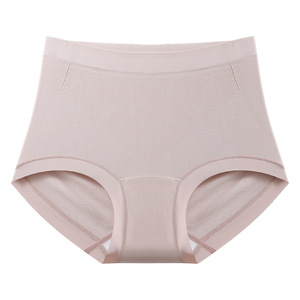 Slip Intimo Donna in Nylon e Cotone Ricamato a Vita Alta, Antibatterico, Contenitivo, Tinta Unita, Traspirante - Product Image 5