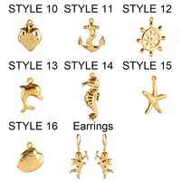 5 pièces en acier inoxydable fruits fraise pendentifs breloques en métal classiques pour la fabrication de bijoux à bricoler soi-même pour enfants pour boucles d'oreilles colliers