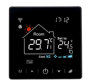 <span class=keywords><strong>Thermostat</strong></span> Wifi Beok TR9B-WIFI-AC de haute qualité, écran tactile, système de <span class=keywords><strong>chauffage</strong></span> et de refroidissement, <span class=keywords><strong>thermostat</strong></span> de ventilo-convecteur <span class=keywords><strong>central</strong></span> - Product Image 2