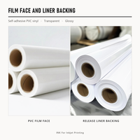 Rouleau de vinyle auto-adhésif brillant en PVC polymérique, film d'emballage pour moto, scooter, vélo électrique, flexible, haute adhérence, imprimable aux solvants écologiques et aux UV