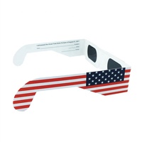 AAS Approuvé Logo Personnalisé Papier Solaire Eclipse Lunettes