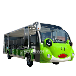Minibus Turistico Stile Rana, Navetta Elettrica per Visite Turistiche, Scuolabus Urbano in Vendita - Product Image 1