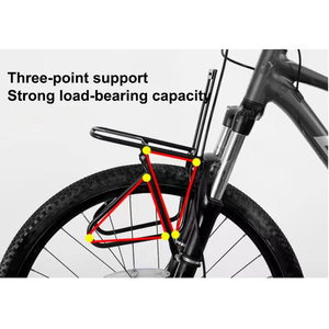 <span class=keywords><strong>Porte</strong></span>-bagages <span class=keywords><strong>Avant</strong></span> Vélo Acier Pour <span class=keywords><strong>VTT</strong></span> et Route, <span class=keywords><strong>Porte</strong></span>-bagages Pique-nique Accessoires de Cyclisme Résistants - Product Image 6