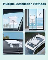 Support à ventouse Starlink Mini pour camping-car, fixation sans perçage pour fenêtre de caravane, kit d'accessoires de montage sécurisé pour antenne satellite