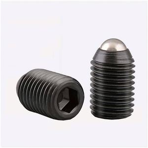 Custom ZC Brand CNC Stainless Steel Ball <b>Lock</b> Pin Plunger with 15mm Bolts and <b>Lock</b> Washer Small Size <b>Threaded</b> Spring - Product Image 5