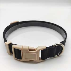 Collar de perro de nailon Martingale duradero para razas grandes Color sólido con decoración de cinta Collar simple para caminar sin tirones - Product Image 5