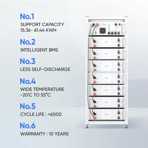 แบตเตอรี่ลิเธียมโซลาร์สำหรับเก็บพลังงาน 150Ah 200Ah 15.36KWh แบตเตอรี่ Lifepo4 รับประกัน 10 ปี - Product Image 2
