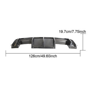 Difusor Trasero de Fibra de Carbono de Alta Calidad para <span class=keywords><strong>BMW</strong></span> G80 M3 G82 G83 M4 2021 2022 - Product Image 6