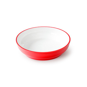 Platos de Melamina de Dos Tonos, Platos Hondos Redondos de Color Sólido, Duraderos, Aptos para Microondas, para Uso en Hoteles y Restaurantes - Product Image 5
