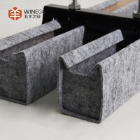 WINEGO Panneaux acoustiques en polyester 3D Matériau acoustique à absorption acoustique très efficace pour plafond