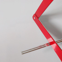 Offre spéciale, Pack pliable de 2 pièces, Triangle rouge d'avertissement pour conseils de route de voiture
