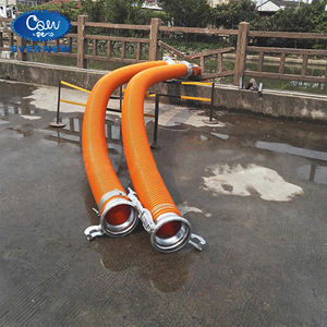 ท่อส่งน้ำเข้าแบบพีวีซีสำหรับปั๊มน้ำเคลื่อนที่ พร้อมท่อดูดน้ำรถยนต์ ขนาด 6 นิ้ว  ท่อยางเสริมแรงพลาสติก สำหรับควบคุมน้ำท่วม - Product Image 3