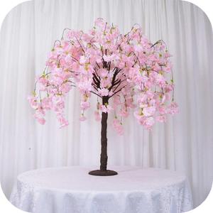 Oh Nghệ Thuật Nhân Tạo Nhà Máy Trang Trí Phòng Khách Bonsai Cây Hoa Anh Đào Cây Cho Nhà Vườn Trang Trí Đám Cưới - Product Image 6