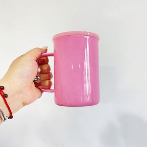 Blank Sublimation Tumbler Cup Ready to Ship 17oz Colored Glass Mugs for <b>Vinyl</b> UV DTF <b>Wraps</b> - Product Image 2