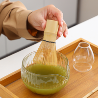 Ensemble de thé matcha de qualité supérieure, vente chaude, fouet en bambou traditionnel fait à la main pour la cérémonie, produit à succès de Bambus