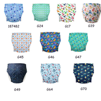 Babyshow Bedruckte Auslaufsichere Wasserdichte Atmungsaktive Verstellbare Erwachsenen-Stoffwindelhose Damen Seitenöffnungs-Inkontinenzunterwäsche