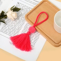 Porte-clés gonflable à pompon fait main de mode coréenne fleur créative boule de fourrure en plastique Pom Pom pendentif sac accessoires en peluche