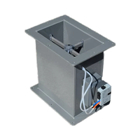 Volume d'air variable (VAV) Structure papillon en acier inoxydable Panneau d'amortisseur électrique Vanne de volume d'air contrôlable sur mesure