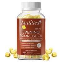 Complément alimentaire naturel OEM/OBM à base d'huile d'onagre 1300mg avec GLA, capsules molles d'huile d'onagre pressée à froid