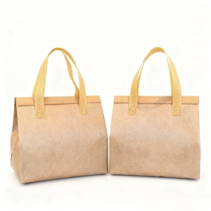 Sac isotherme durable en kraft biodégradable coloré, non tissé, avec isolation en feuille d'aluminium, réutilisable pour pizzas, café à emporter et utilisation en exposition - Product Image 4