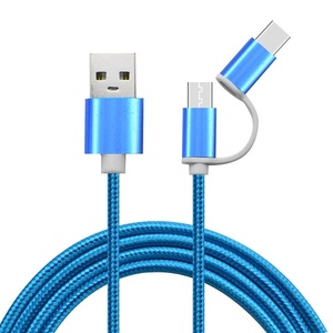 Câble USB Type-C en cuivre pur tressé en nylon, charge rapide 3A pour ordinateur, <span class=keywords><strong>scanner</strong></span> de codes-barres et téléphones mobiles - Product Image 1