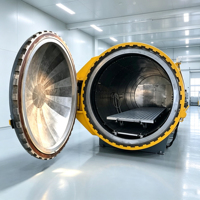 Sistema de Autoclave Compuesto Todo en Uno con Calentamiento, Presurización y Vacío Integrado para Curado de Fibra de Carbono