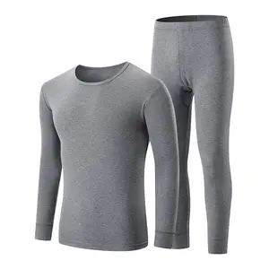 Silk men warm underwear mens thermal clothing sets leggings winter clothes  inner wear long johns shirt