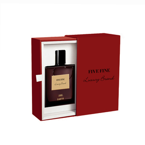 Boîte-cadeau de luxe en carton carré à tiroir coulissant avec gaufrage et feuille d'or Boîtes de parfum cosmétiques coulissantes avec logo personnalisé - Product Image 3