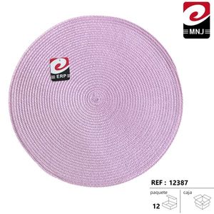 MANTELES <b>Round</b> Placemats Durable and Stylish <b>Table</b> Mats for Home Use - Product Image 1