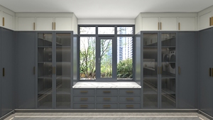 Armoires intégrées contemporaines autoportantes haut de gamme pour les espaces multifonctionnels dans la cuisine, la blanchisserie et les hôtels - Product Image 4