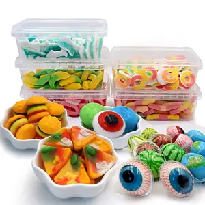 Halal Bulk Sweets And Candy Different Shape Fruit Candy Gummy Jelly Confectionery