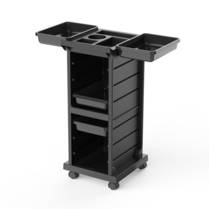Bianco Economico Dei Capelli Mobilia Del Salone di <span class=keywords><strong>parrucchiere</strong></span> 5 fila di salone di bellezza trolley - Product Image 4
