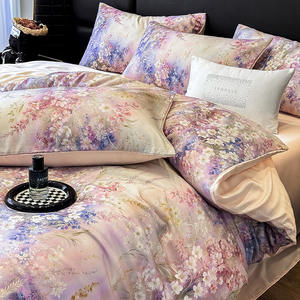 Juego de Ropa de Cama de Lujo de Cuatro Piezas, 100% Lyocell, para Impresión Digital en Tela, Suave, Fresca y Transpirable, para Uso Doméstico, Novedad 2026 - Product Image 3