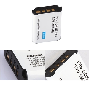 NPBX1 NP-BX1สำหรับแบตเตอรี่กล้อง <span class=keywords><strong>Sony</strong></span> DSC-RX100 <span class=keywords><strong>RX1</strong></span> HDR-AS15 AS10 HX300 WX300 NPBX1 BX1 NP BC-CSXB 1450mAh NP BX1 batterie - Product Image 3